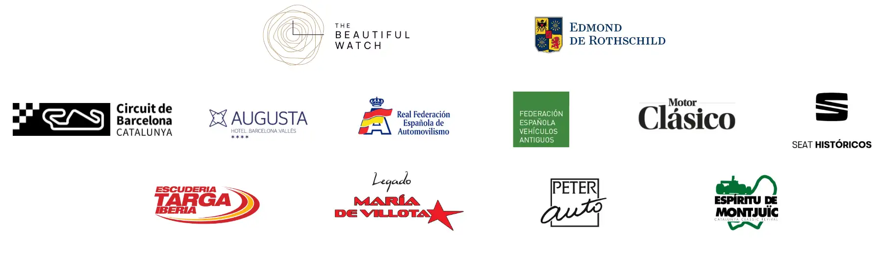 Organizadores y patrocinadores Espíritu de Montjuïc